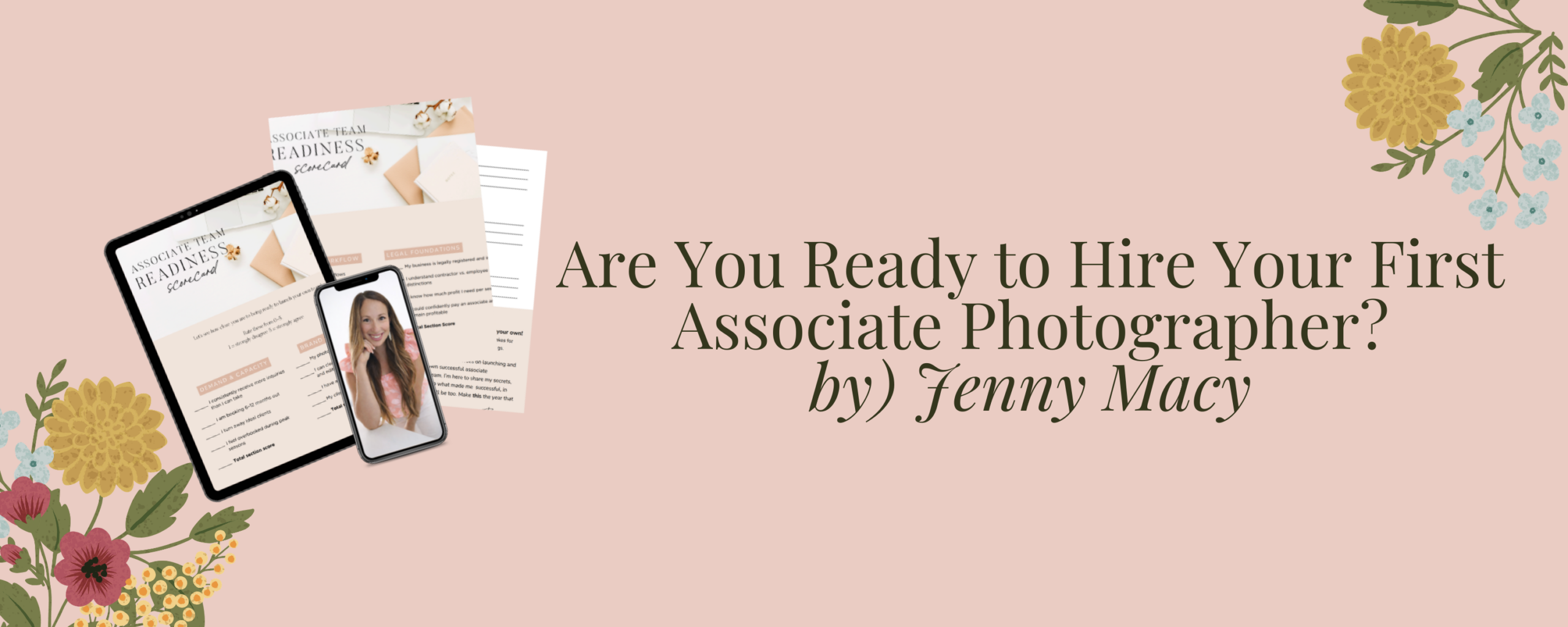 Are you ready to hire your first associate photography hire for your photography business a free resource by jenny macy 