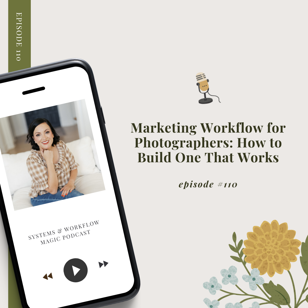 wordpress blog image that states Marketing Workflow for Photographers: How to Build One That Works