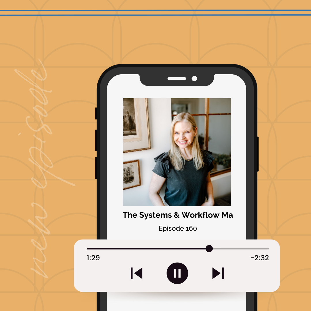 episode-thumbnail-for-160-the-systems-and-workflow-magic-podcast-systems-of-canva-and-how-to-use-canva-in-your-small-business