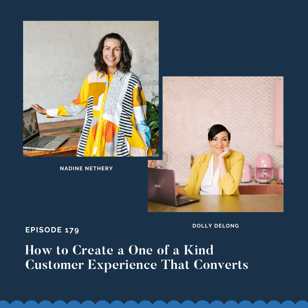 cover-image-for-podcast-episode-179-of-the-systems-and-workflow-magic-podcast-featuring-Nadine-Nethery-How-to-Create-a-One of-a-Kind-Customer-Experience-That-Converts